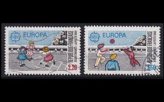 Ranska 2716-7 o Europa lasten leikit (1989)