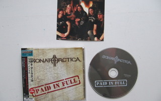Sonata Arctica Paid In Full CDEP Japanilainen OBI