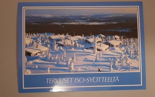 PK Pudasjärvi Iso-Syöte ilmakuva talvi *