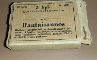 Suojeluskunta tyhjä panosrasia Rautaisannos