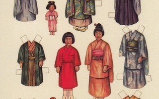 Sheila Young: Japanilaiset lapset (postikortti)