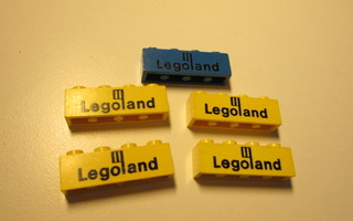 Wanhat Legoland lego palikat 5kpl