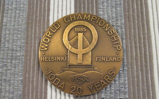 World Championship 1985 Helsinkfors Segelklubb mitali.