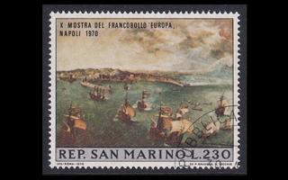 San Marino 954 o Postimerkkinäyttely Napoli (1970)