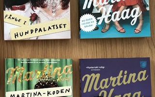Martina Haag pocketböcker på svenska