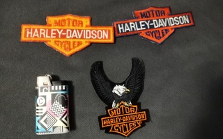 Harley-davidson patchit 3kpl