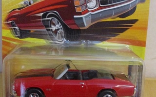 Chevrolet Chevelle SS Convertible Red 1971 Matchbox SF9 1:64