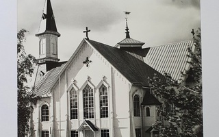 Vanha postikortti – Heinäveden kirkko (60/70-luvulta)