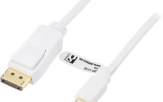 Deltaco DisplayPort uros - Mini DisplayPort uros kaapeli, 1m