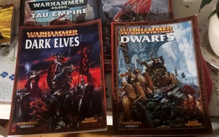 Games Workshop, Warhammer kirjat 4kpl.