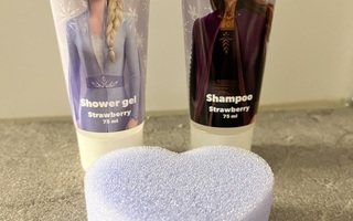 Frozen shampoo,suihkugeeli ja pesusieni UUSI