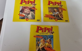 3 kpl PEPPI DVD