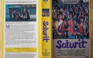 VHS  kansipaperi...SOTURIT - WARRIORS