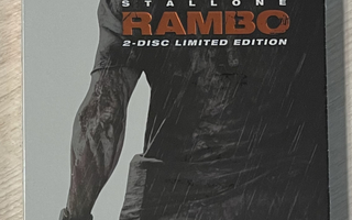 Rambo (2DVD) Limited Steelbook (UUSI)