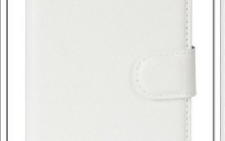 Huawei P9 Lite Mini - Valkoinen lompakkokuori & sk #23799