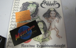 SABBAT - NANIWA TEPODDONSLAUGHT 7'' 2003 JAPAN M-/M-