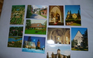 Kirkkoaiheisia postikortteja ( ei kulkeneita )