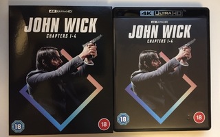 John Wick: Chapters 1-4 (4K Ultra HD + Blu-ray) Keanu Reeves