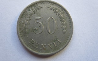 50 pennin kolikko vuodelta 1937