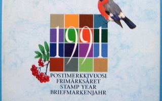 Postimerkkivuosikirja 1991.
