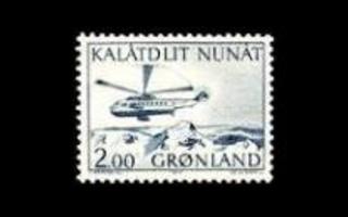 Grönlanti 100 ** Postinkuljetus, helikopteri (1977)