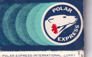 Helsinki, Polar Express,  Etiketti, rasia. kuoret   b477