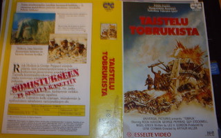 Vhs kansipaperi Fix - TAISTELU TOBRUKISTA (Sis.postikulut)