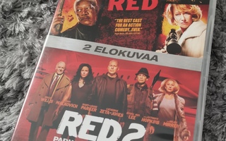 Red Elokuvat 1 ja 2 (2010 - 2013)  2xDVD