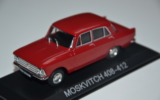 Moskvitch 408 Elite 1964 punainen  1/43