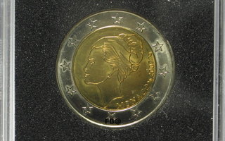 2007 MONACO GRACE KELLY 2€ koe-euro, hienossa rasiassa