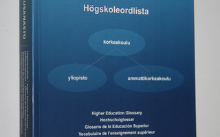 Korkeakoulusanasto = Högskoleordlista = Higher education ...