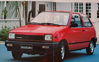Suzuki Alto -esite 80-luvun lopusta
