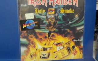 IRON MAIDEN - HOLY SMOKE M-/EX+ EU 1990 MAXI SINGLE 12"