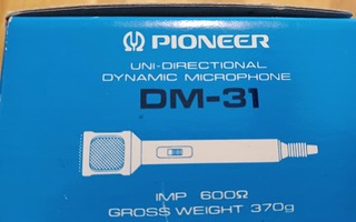 Pioneer DM-31 mikrofoni v1979-1992