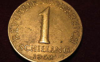 1 shilling 1962. Itävalta-Austria