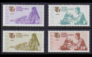 Malta 508-11 ** Kansainvälinen naisten vuosi (1975)