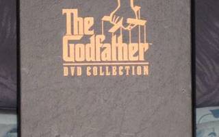 THE GODFATHER DVD COLLECTION BOKSI 4 DVD.