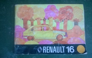 Renault 16 omistajan käsikirja
