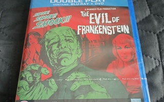 The Evil Of Frankenstein Blu-ray + DVD **muoveissa**