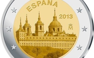 ** ESPANJA 2€ 2013 El Escorial pillerissä **