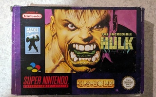 SNES 16-bit Super Nintendo " HULK " PAL UKV *RaRe*