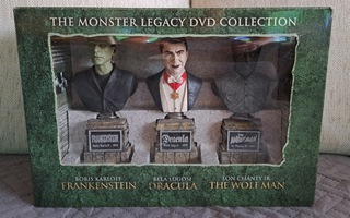 The Monster Legacy DVD Collection (18 elokuvaa + patsaat)