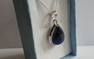 Kivipisara Lapis Lazuli & 925 Hopeaketju