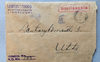 Firmakuori Lentovarikko Moottoriosasto Linnavuori, 1951