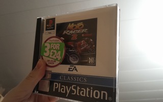 Sony PlayStation 1 Moto Racer 2 peli CIB PAL [EA Classics]