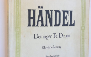 G. F. Händel : Te deum laudamus : Klavier-Auszug von Max ...