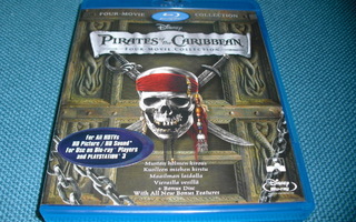 PIRATES OF CARIBBEAN (4 -elokuvaa) BLU-RAY