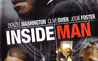 dvd, Inside Man (Denzel Washington, Clive Owen, Jodie Foster