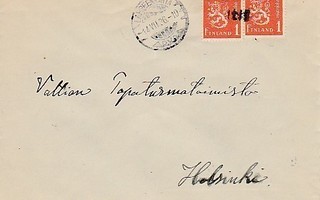 1936 Kirje Lappeenranta, rivileima Iitiä ?