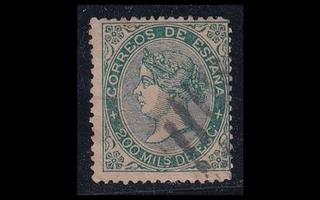 Espanja 95 o Isabella II 200 M (1868)